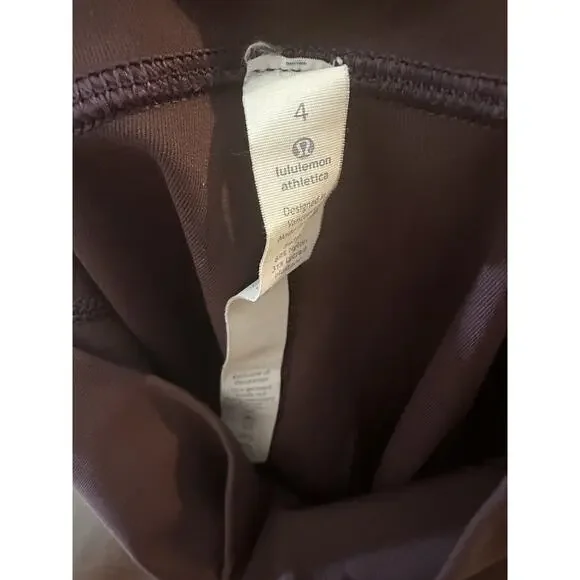 Lululemon Wunder Under Pant Hi-Rise Ombre Black Cherry Leggings Women's Size 4 - Picture 3 of 11